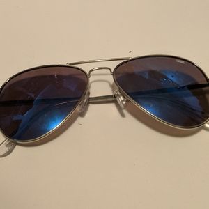 Vans new polarized sunglasses silver and blue
